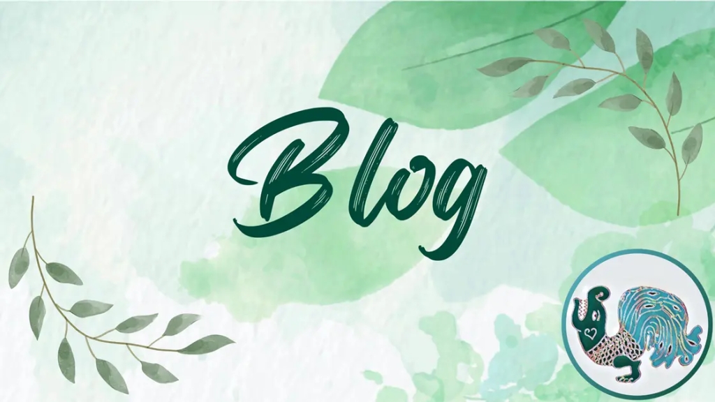 "Blog" in brush script on a green, leafy background. Makara logo in bottom right.